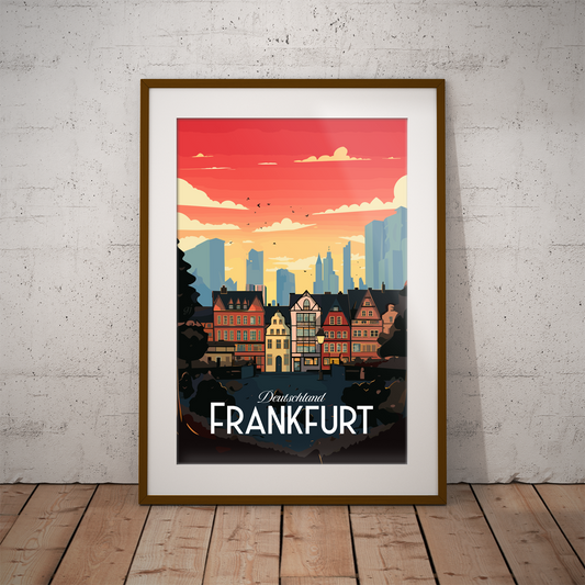 Frankfurt | Affiche de voyage