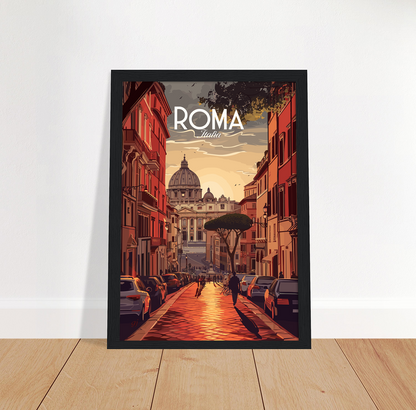 Roma - Trastevere | Travel Poster