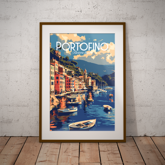 Portofino | Poster di viaggio