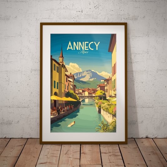 Annecy | Affiche de voyage
