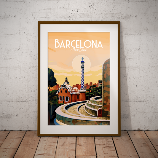 Barcellona | Poster di viaggio
