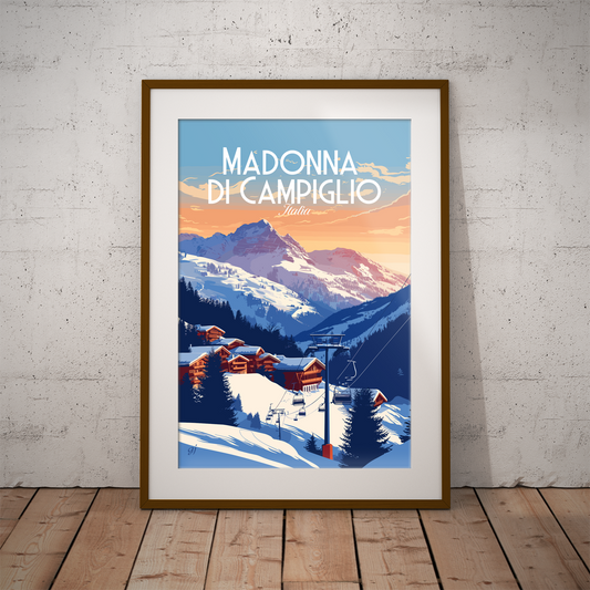Madonna Di Campiglio | Travel Poster