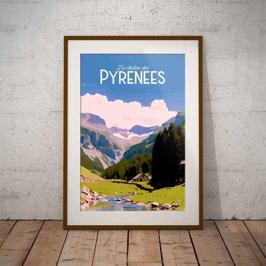 Pyrenees | Travel Poster