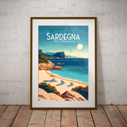 Sardinia | Affiche de voyage