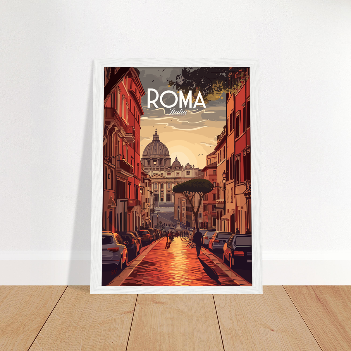 Roma - Trastevere | Travel Poster