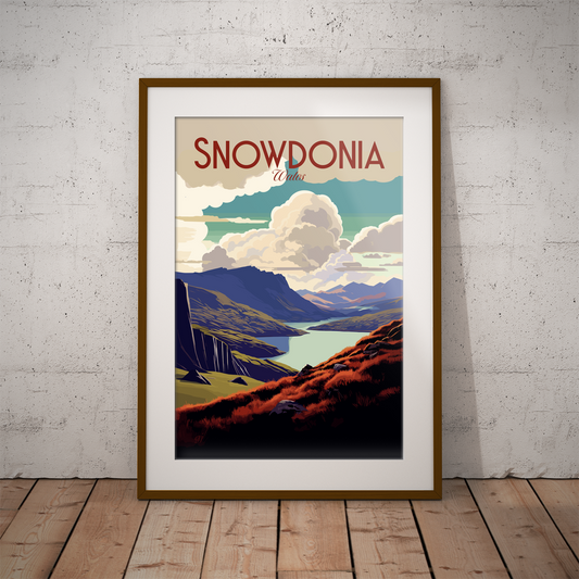 Snowdonia | Póster de viaje