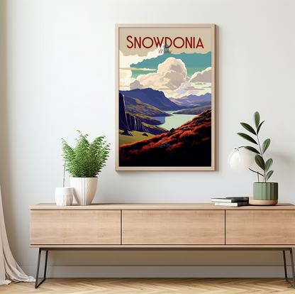 Snowdonia | Affiche de voyage