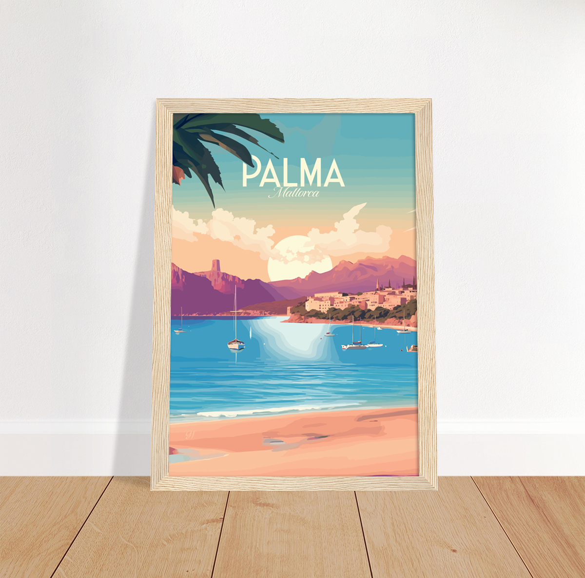 Palma poster by bon voyage design