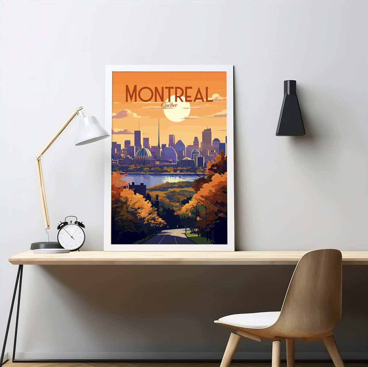 Montreal poster by bon voyage design