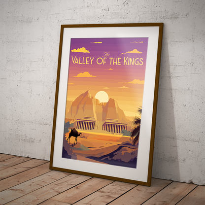 Valley of the Kings poster by bon voyage design