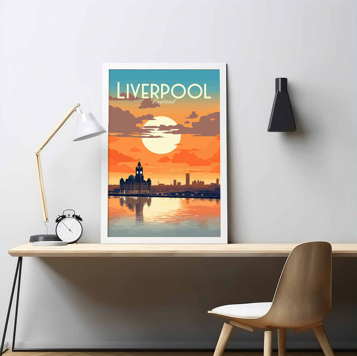 Liverpool poster by bon voyage design