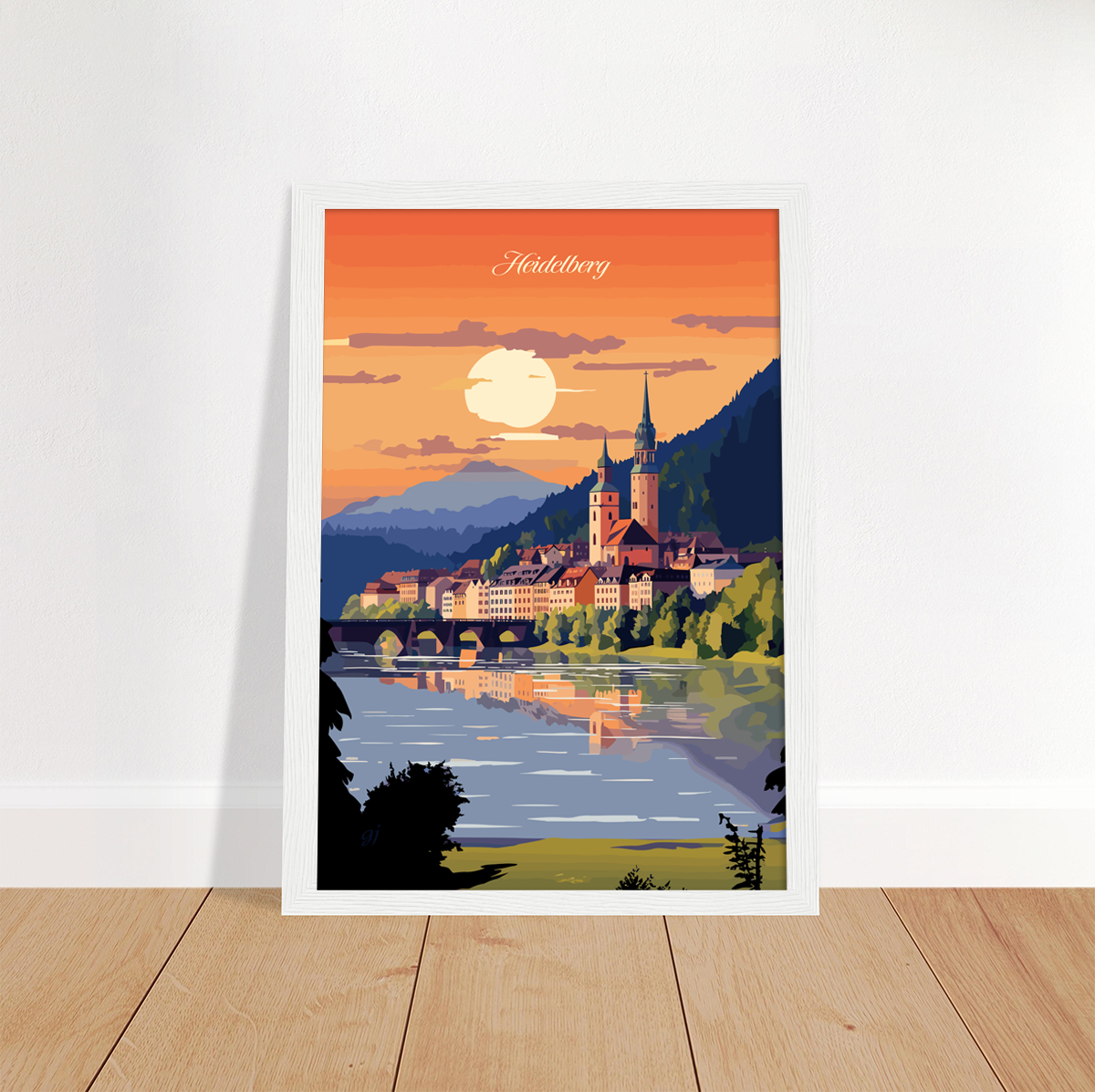 Heidelberg poster by bon voyage design