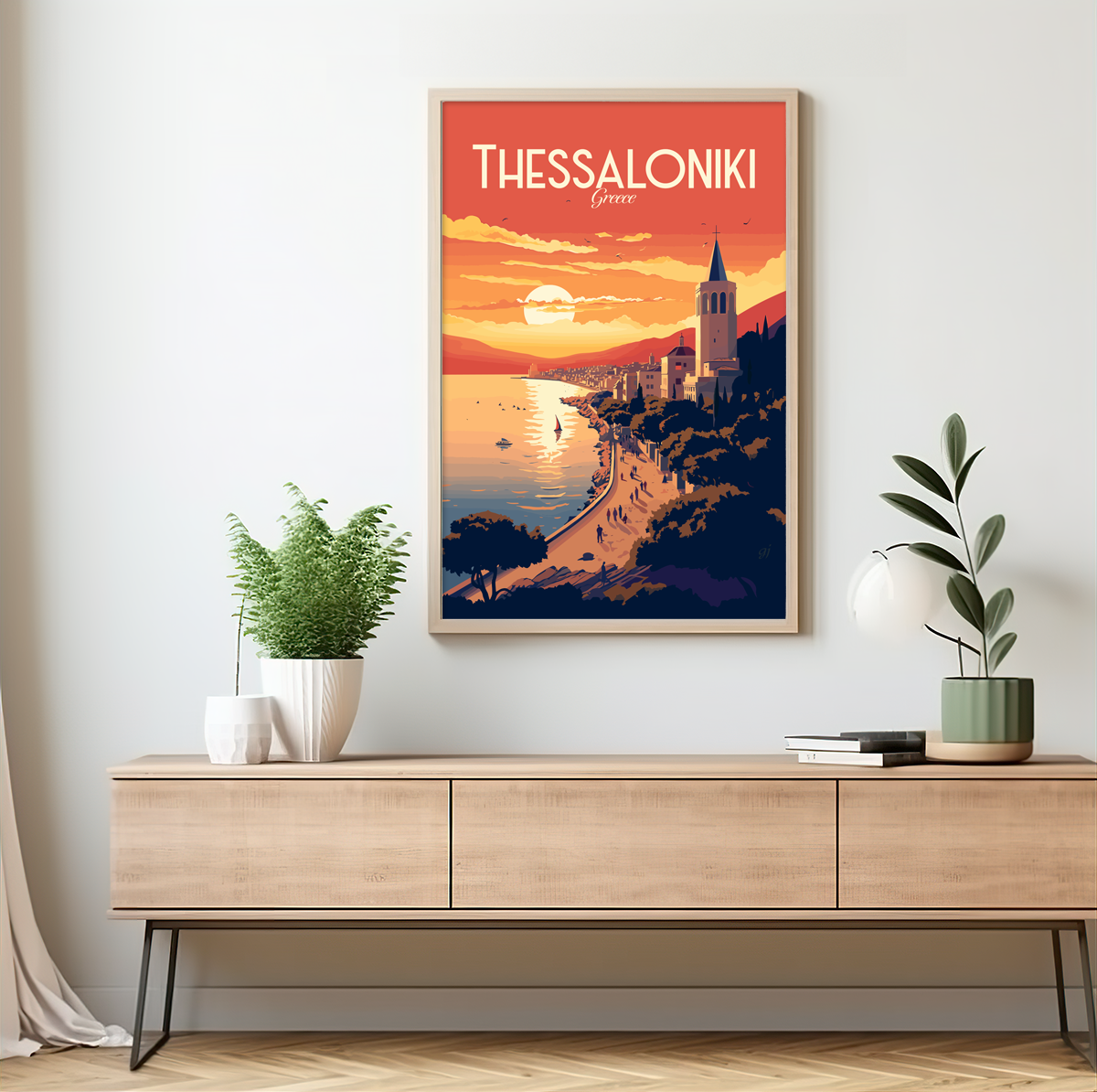 Thessaloniki poster by bon voyage design