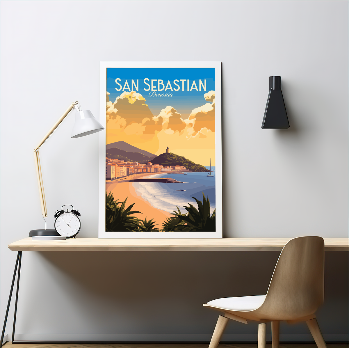 Donostia poster by bon voyage design