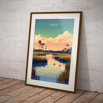 Everglades poster by bon voyage design