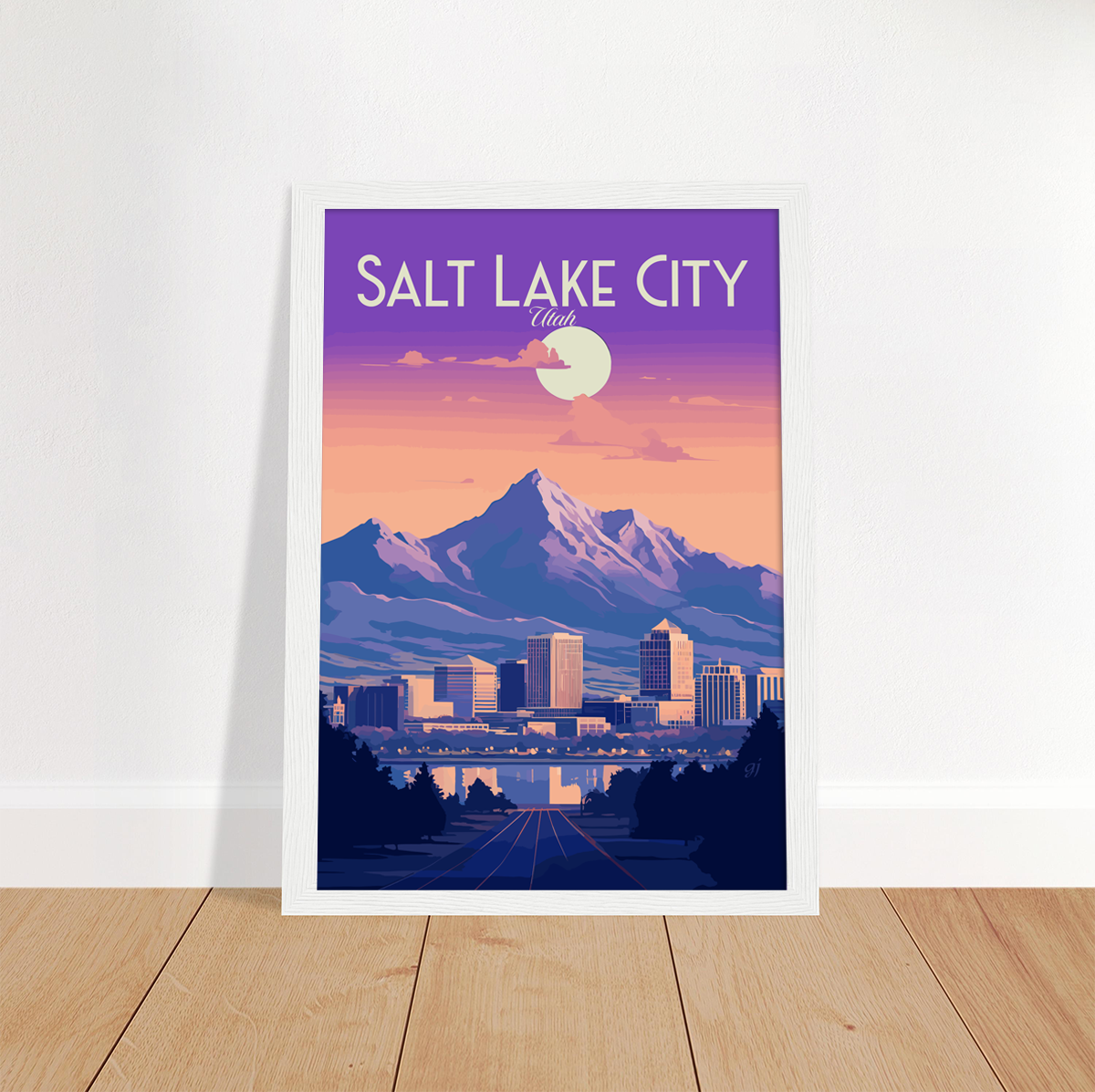 Salt Lake City poster by bon voyage design