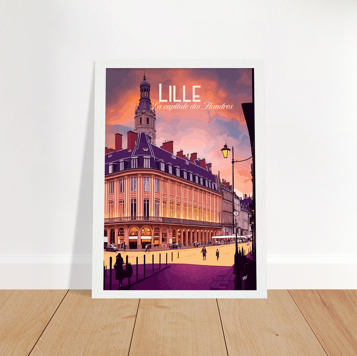 Lille poster by bon voyage design