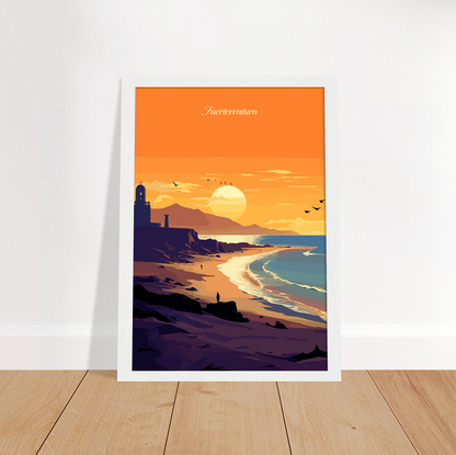 Fuerteventura poster by bon voyage design