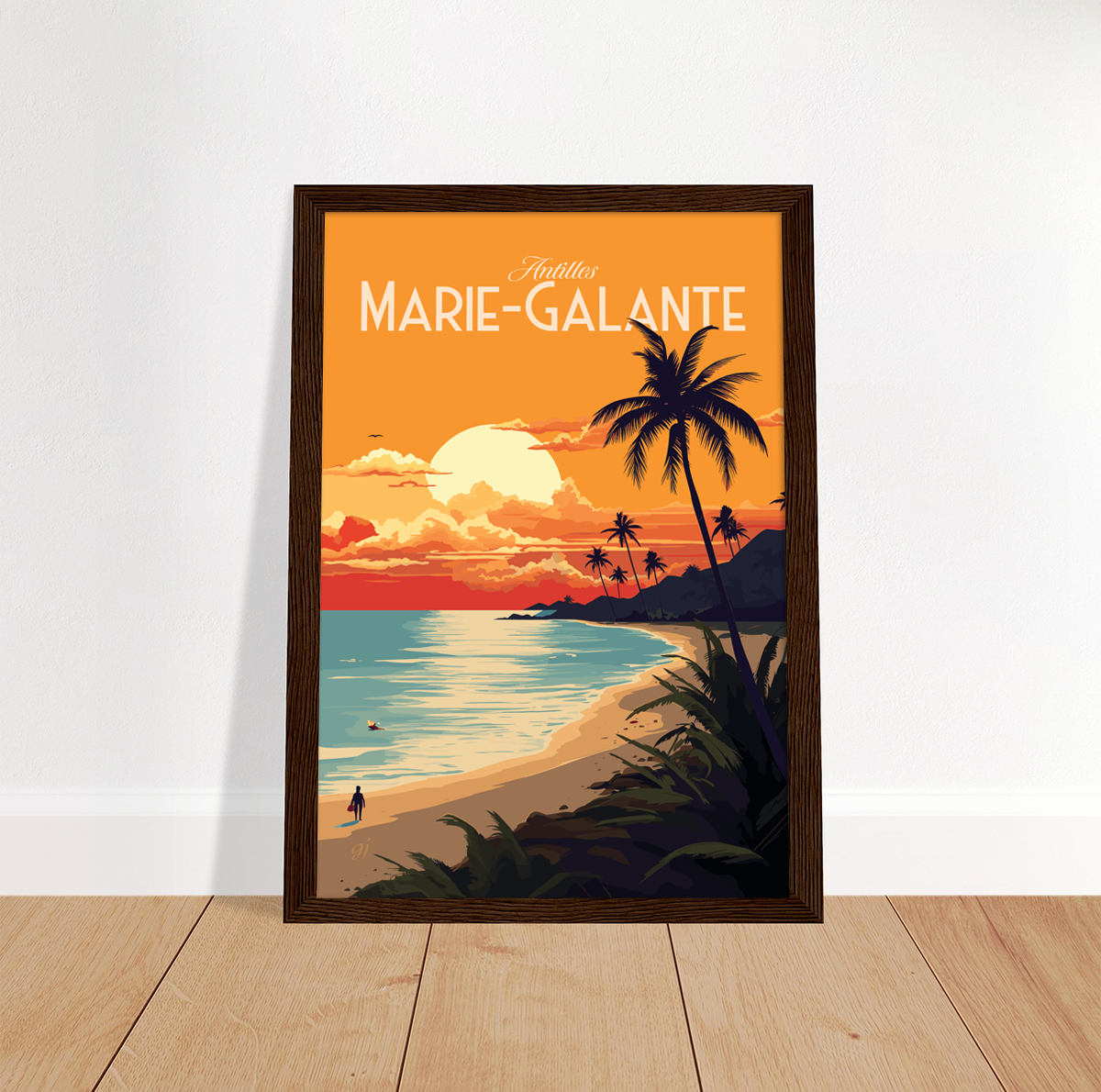 Marie-Galante poster by bon voyage design