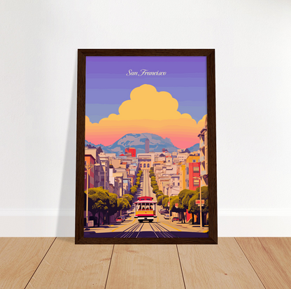 San Francisco poster by bon voyage design