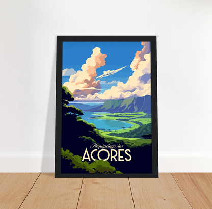 Acores poster by bon voyage design