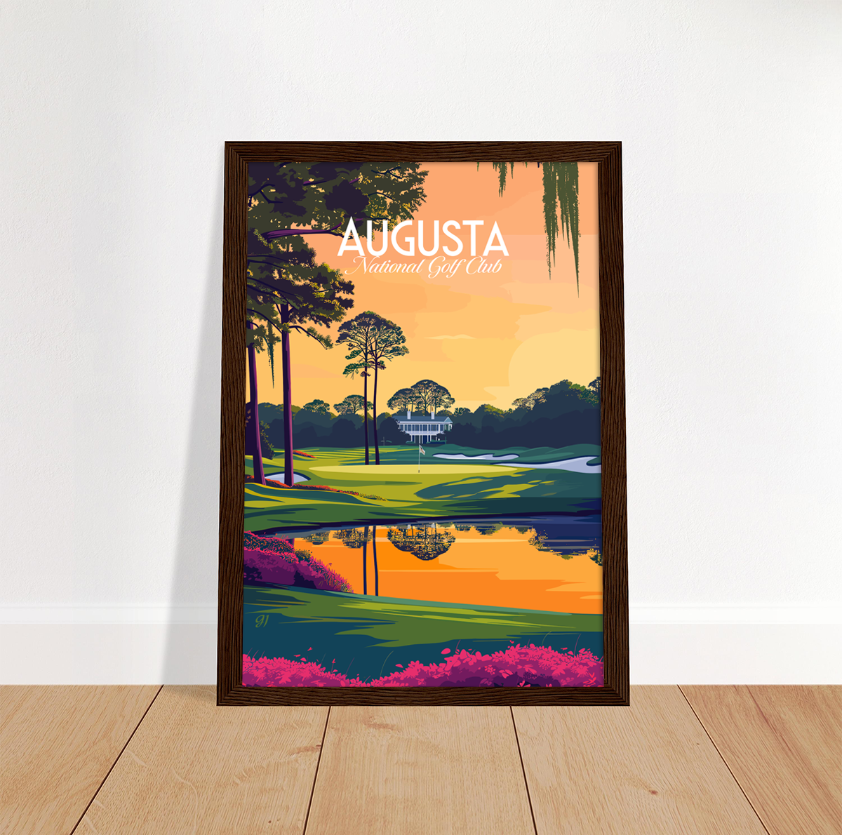 Augusta poster by bon voyage design