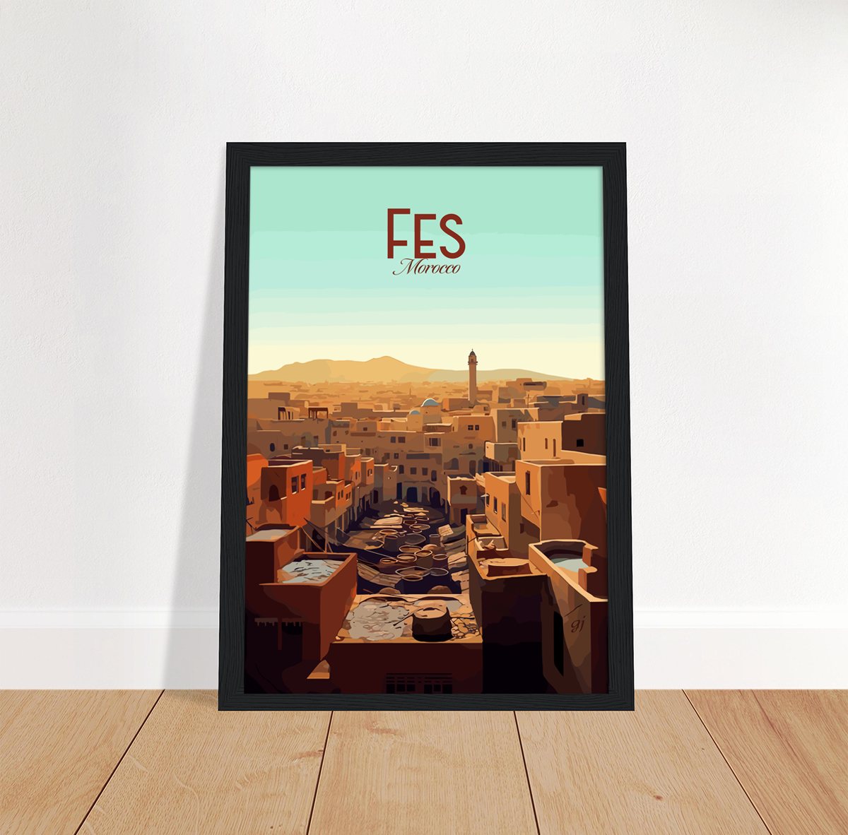 Fes poster by bon voyage design