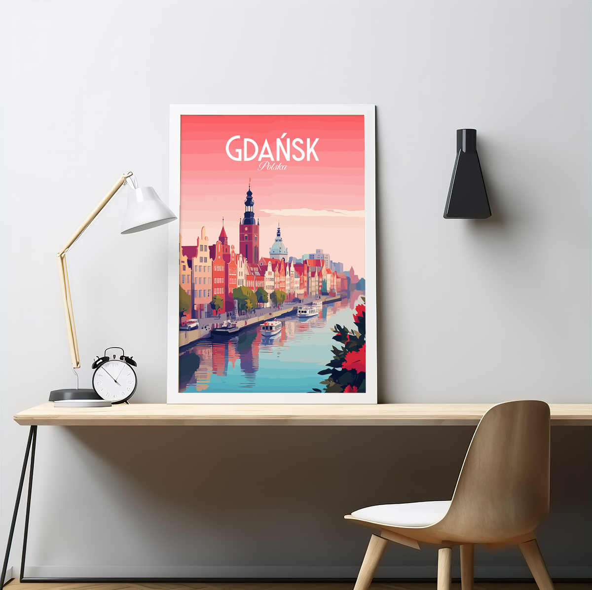 Gdansk poster by bon voyage design