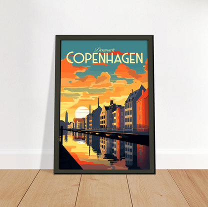 Copenhagen poster by bon voyage design