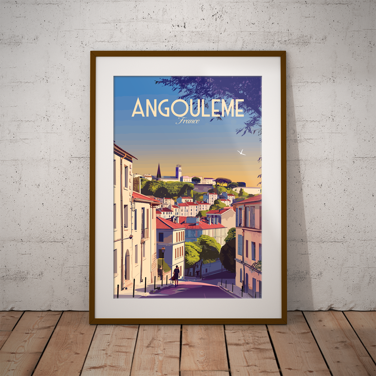 Angouleme poster by bon voyage design