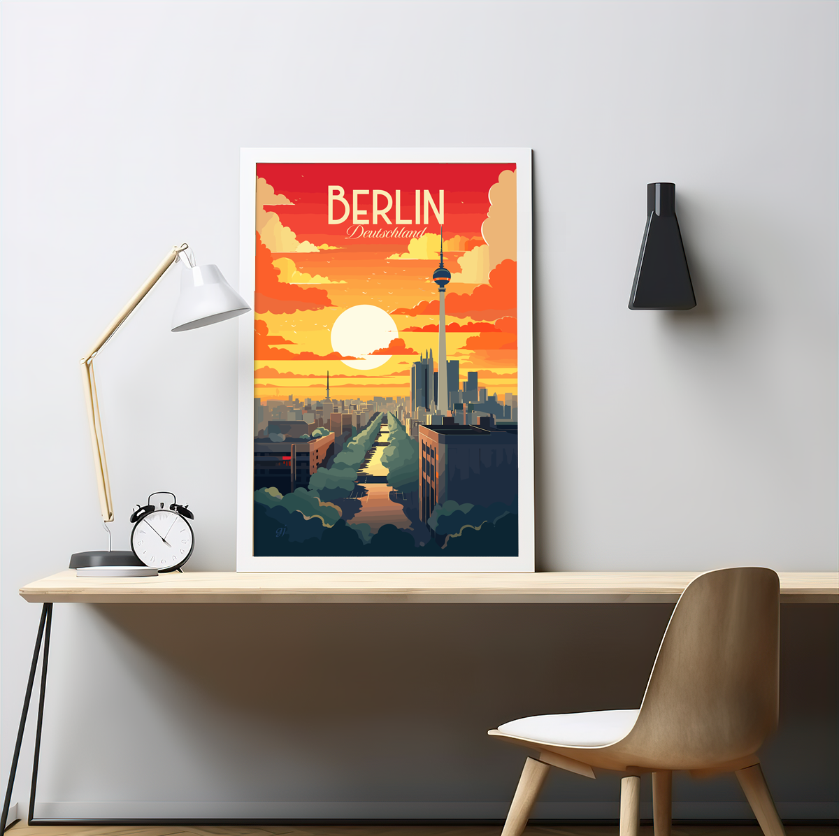 Berlin poster by bon voyage design