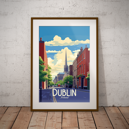 Dublin poster by bon voyage design