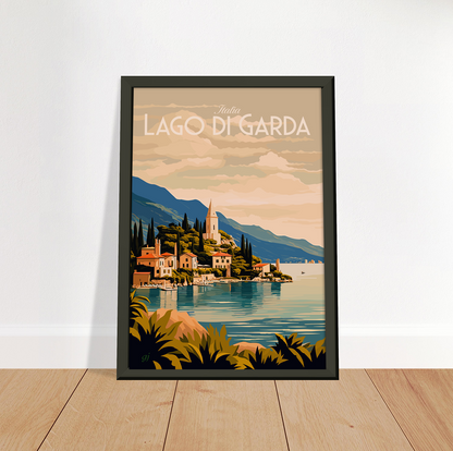 Lago di Garda poster by bon voyage design