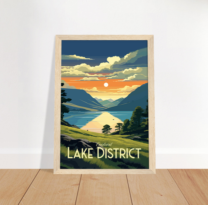 Lake District poster by bon voyage design