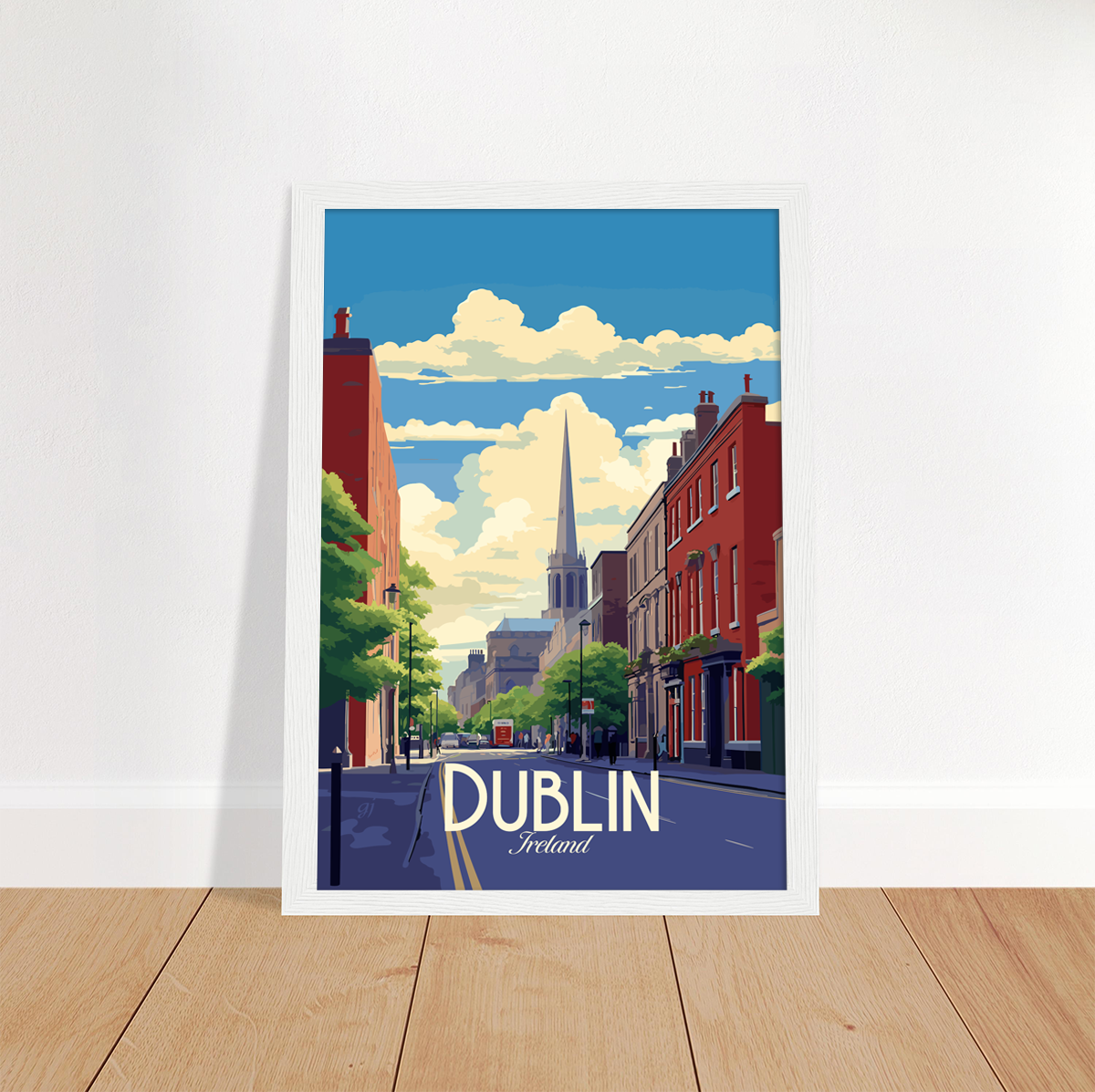 Dublin poster by bon voyage design