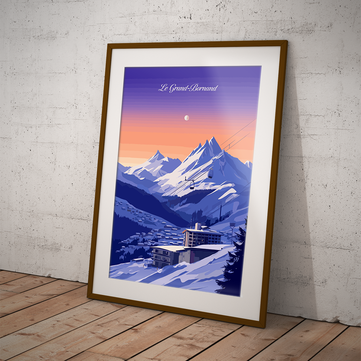 Le Grand Bornant poster by bon voyage design