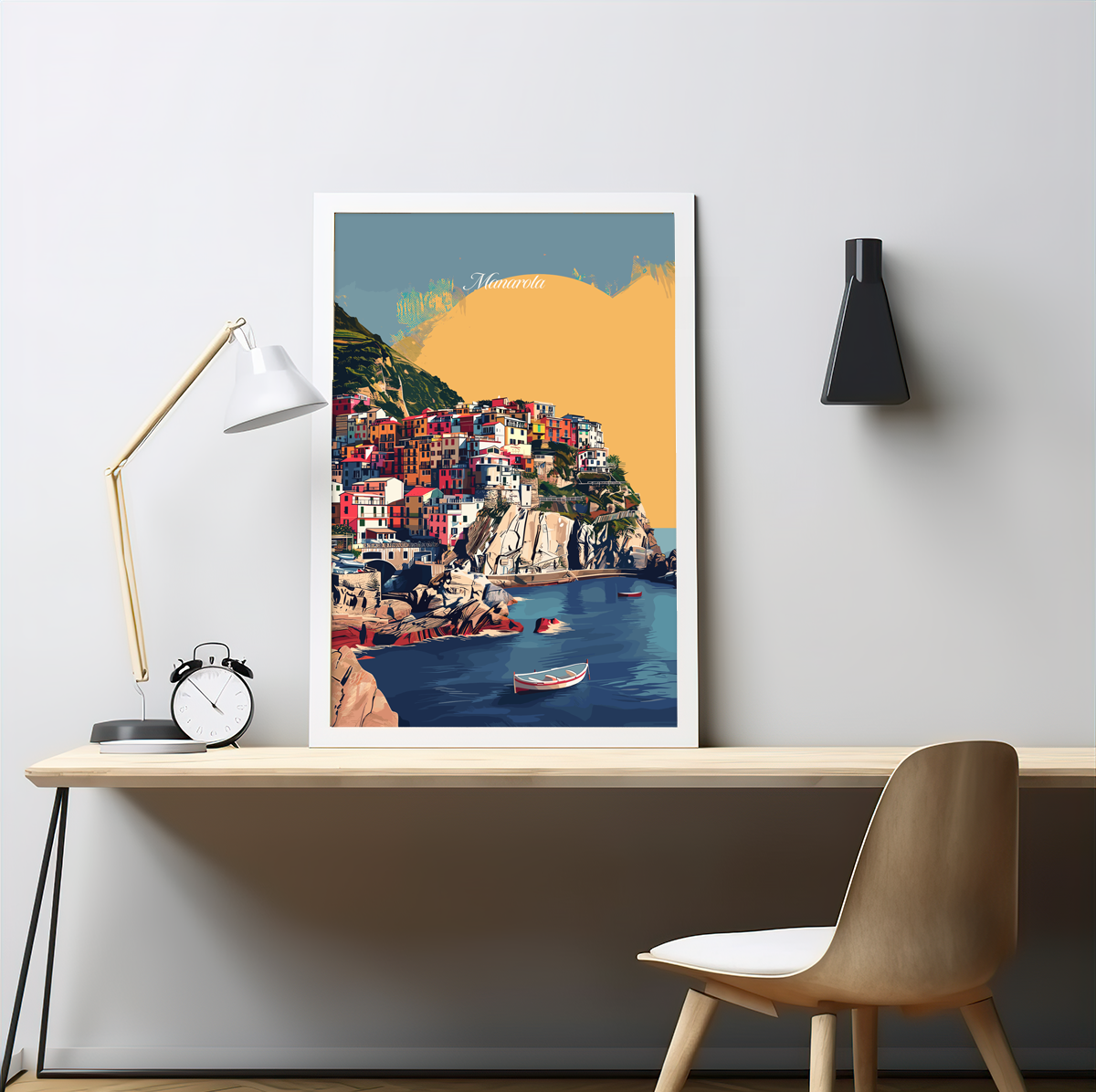 Manarola poster by bon voyage design