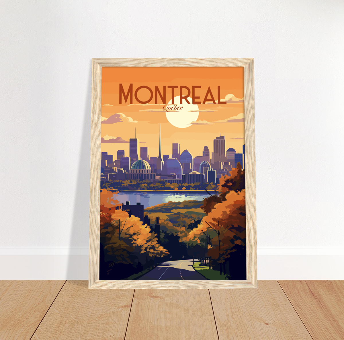 Montreal poster by bon voyage design