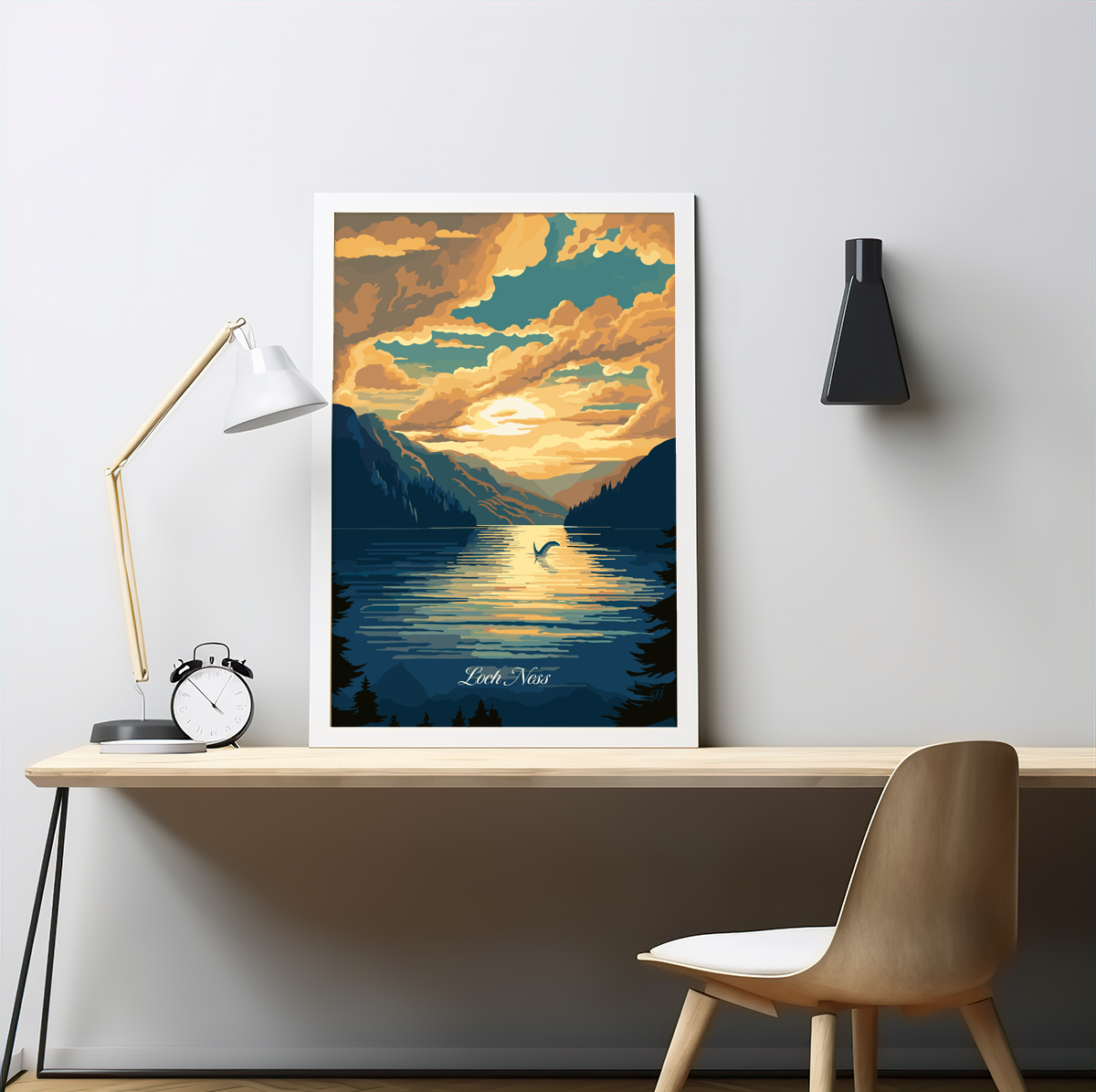 Loch Ness poster by bon voyage design