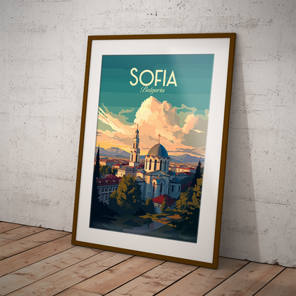 Sofia poster by bon voyage design