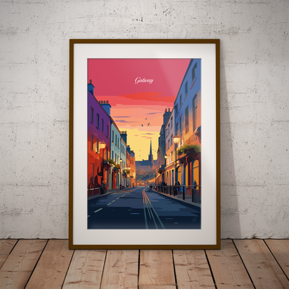 Galway poster by bon voyage design