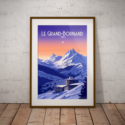 Le Grand Bornant poster by bon voyage design