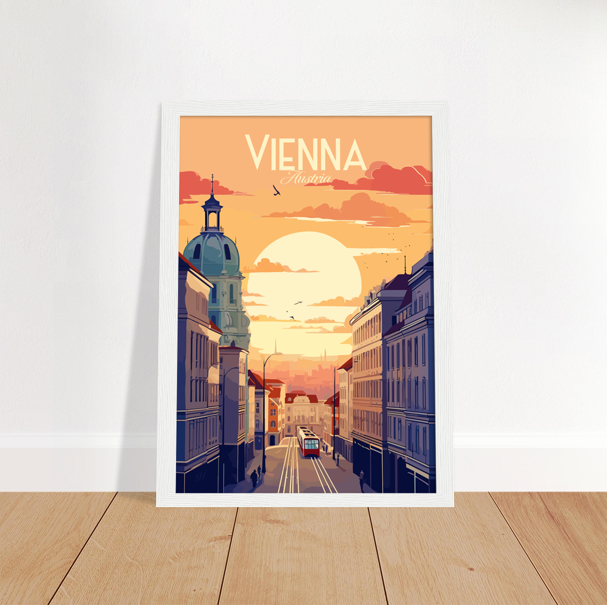 Vienna poster by bon voyage design