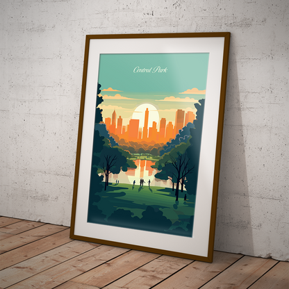New York - Central Park poster by bon voyage design