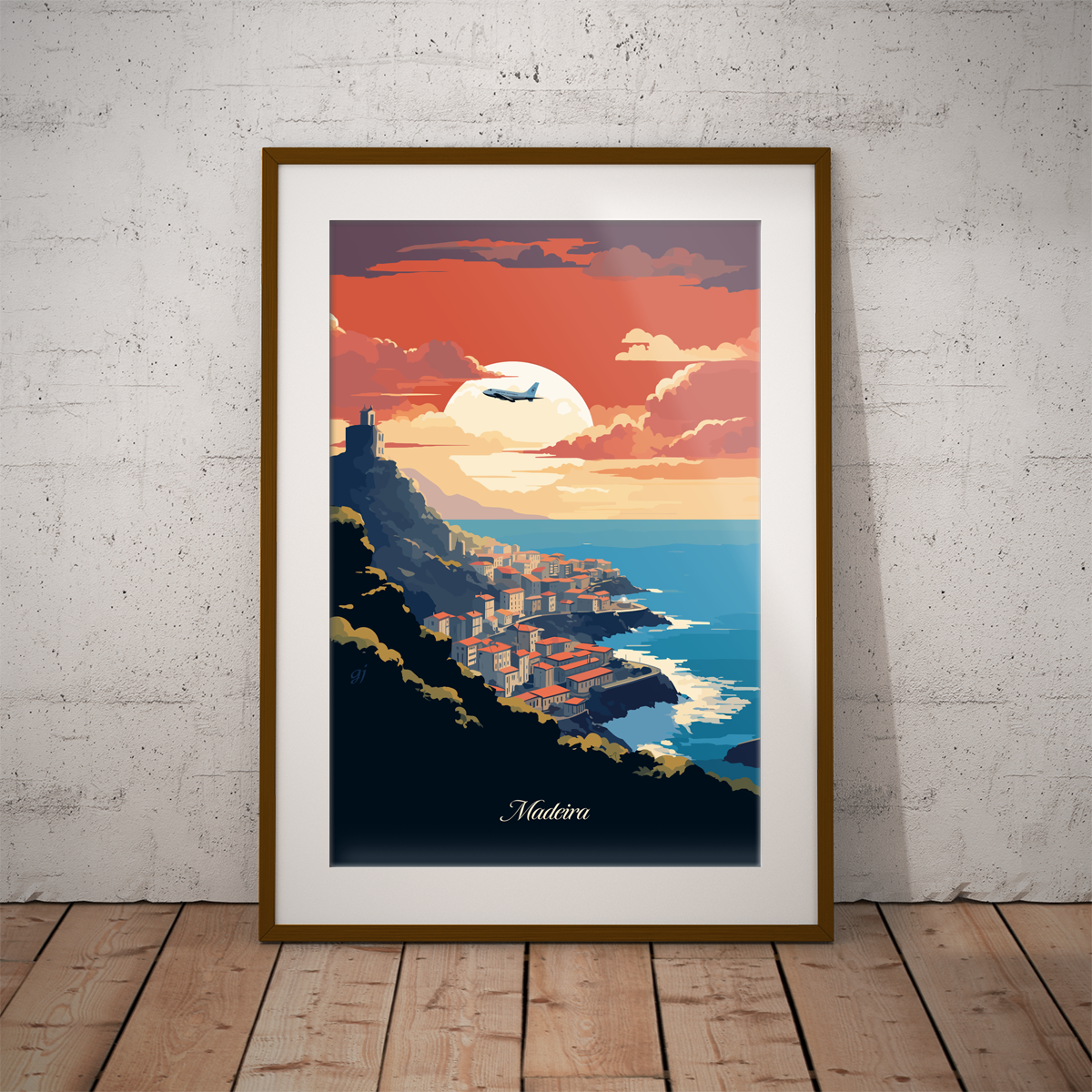 Madeira poster by bon voyage design