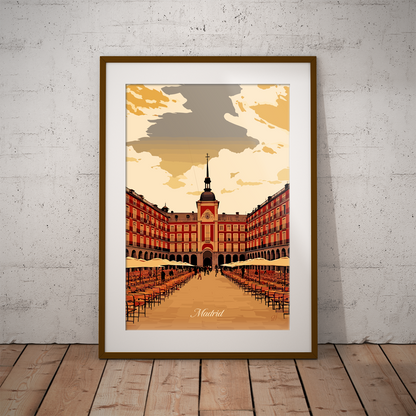 Madrid poster by bon voyage design