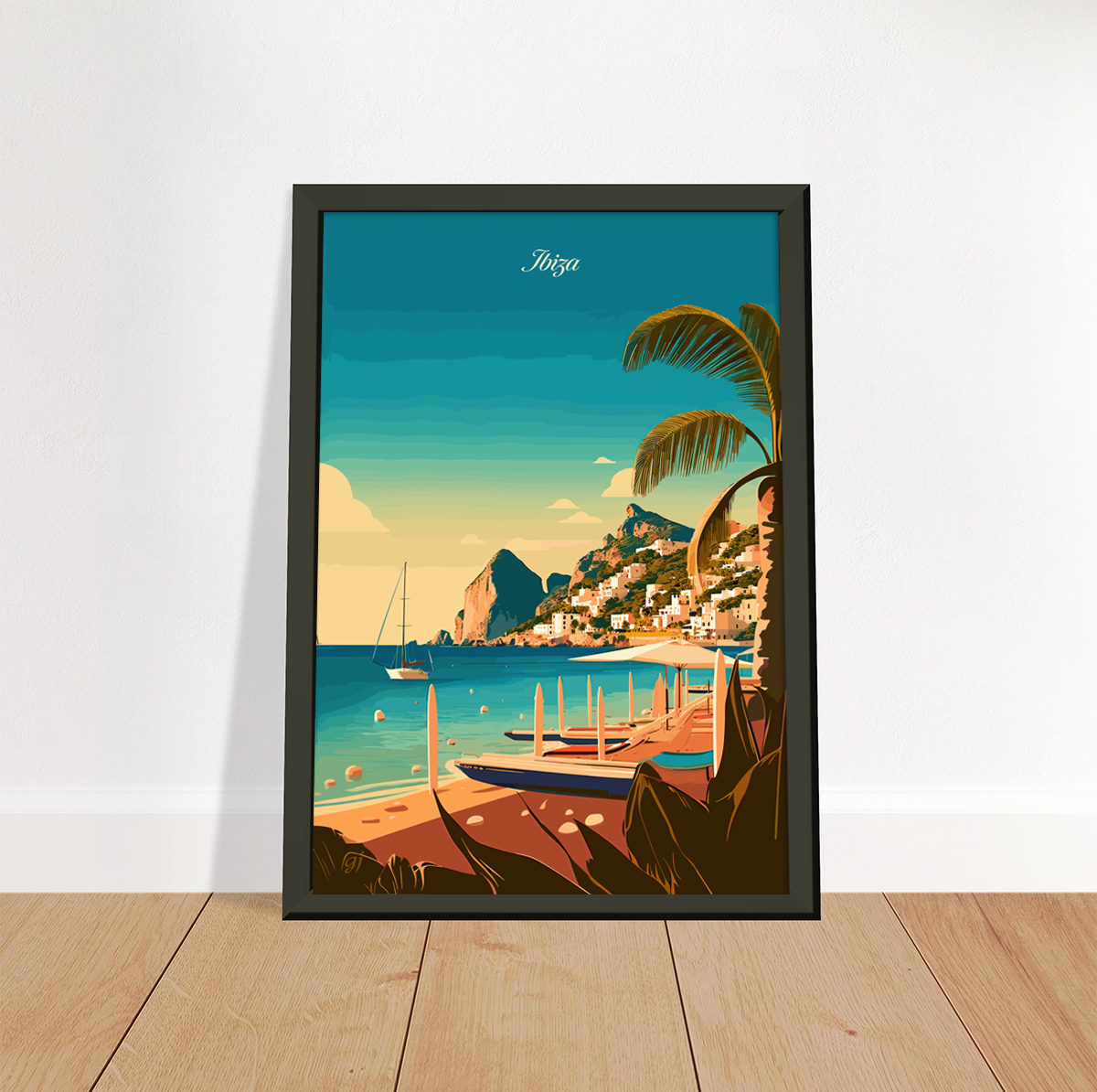 Ibiza poster by bon voyage design