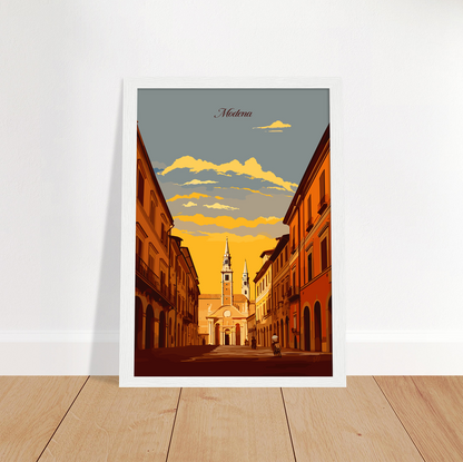 Modena poster by bon voyage design