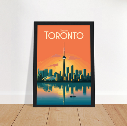 Toronto poster by bon voyage design