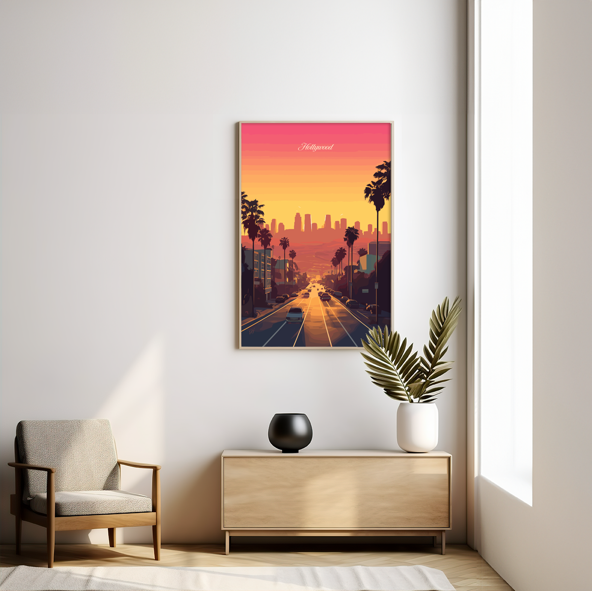 Hollywood poster by bon voyage design